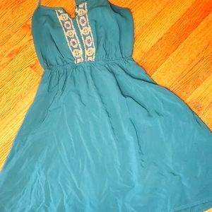 Mossimo Teal Tank Dress
